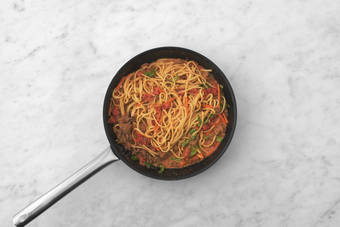 Blanda sås och pasta