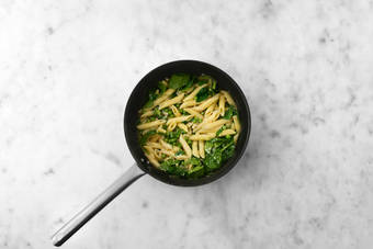 Make sauce and finish penne