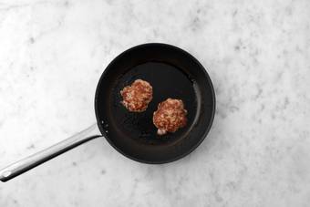 Cook sausage patties