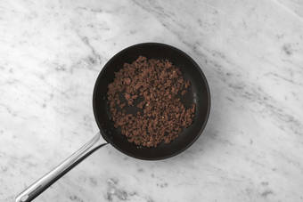 Stek grønnsaker og kjøttdeig