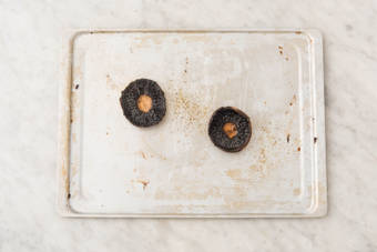 Roast mushrooms