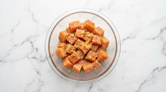 Prep & Marinate Salmon