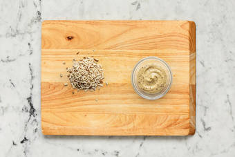 Prep almonds and salmon