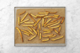 Bake the fries