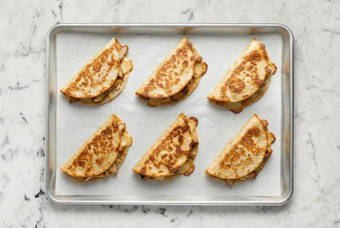 Bake quesadillas