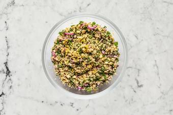 Mix tabbouleh salad 