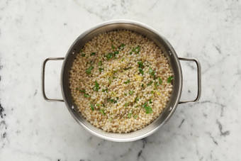 Make relish and finish couscous