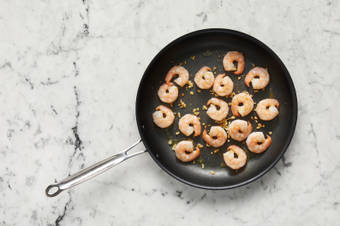 Cook shrimp