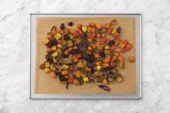 Roast the veggies
