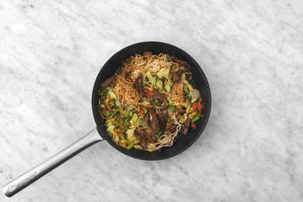 Cook the beef & bring it all together