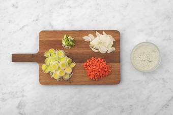 Forbered grøntsager 