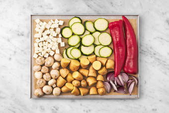 Für das Antipasti-Gemüse