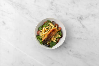 Lachs braten & Anrichten