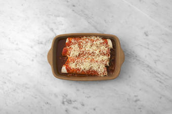 Enchiladas backen