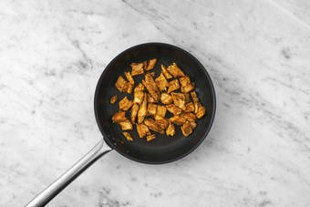 Stek plantebaserte kyllingbiter