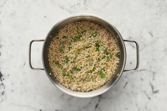 Make relish and finish couscous