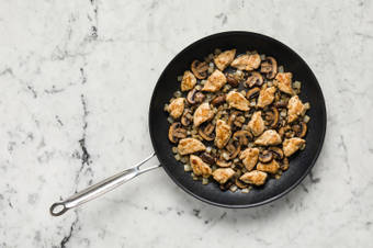 Prep and pan-fry chicken