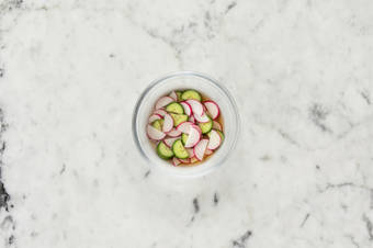 Pickle Radishes & Cucumbers