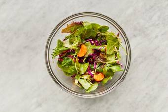 Finish rice and assemble salad