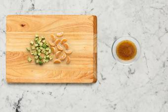 Finish prep and make dressing