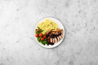 Mash potatoes and serve