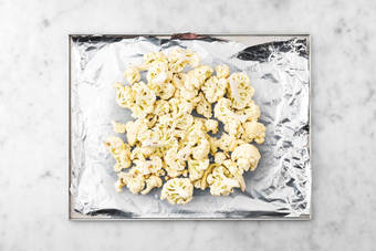 Broil cauliflower