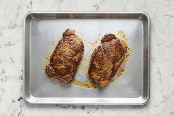 Finish cooking steak