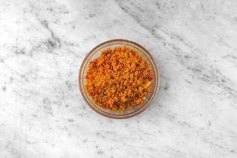 Couscous fertigstellen