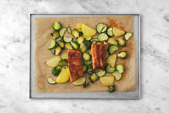 Lachs im Ofen backen