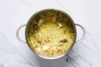 Make sauce and cook penne