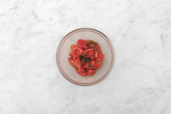 Macerate the Tomatoes