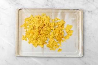 Crush tortilla chips