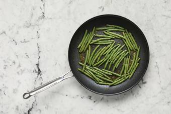 Cook green beans