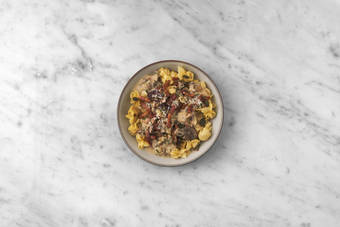 Bacon braten & Anrichten