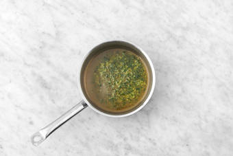 Make the Garlic Rosemary Butter