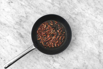 Fry the Pine Nuts and Bacon