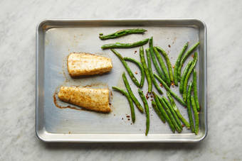 Roast Cobia & Green Beans