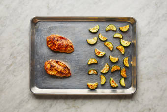 Roast Chicken & Zucchini