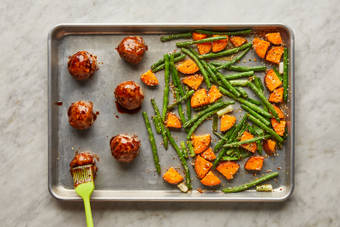 Finish Veggies & Meatballs