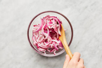 Finish Prep & Pickle Onion