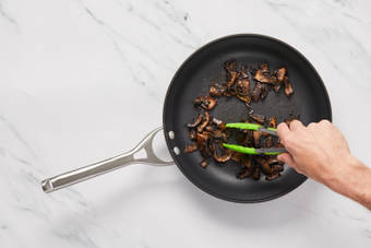 Finish Prep & Cook Mushrooms