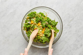 Make Dressing & Finish Salad