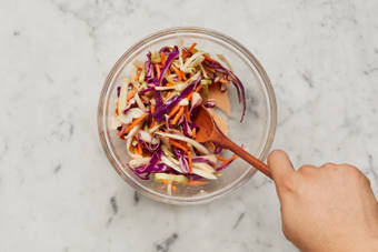 Toast Coconut & Make Slaw