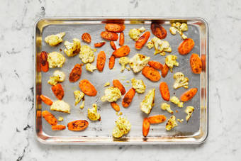 Roast Cauliflower & Carrots