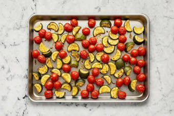 Roast Zucchini & Tomatoes