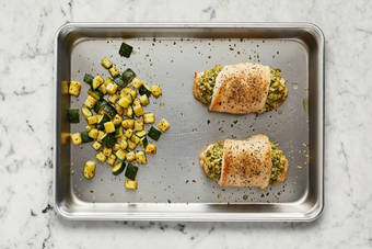 Roast Chicken & Zucchini