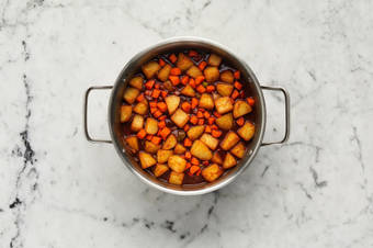 Cook Potatoes & Carrot