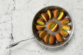 Mix Sauce & Cook Falafel