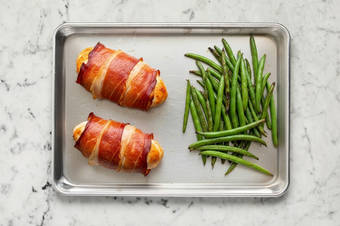 Cook Chicken & Green Beans