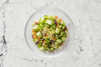 Make Cucumber-Cabbage Salad